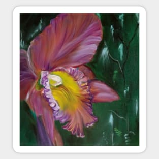 Orchid Sticker